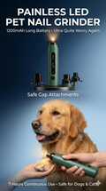 LED Pet Nail Grinder Painless Nail Care for Dogs & Cats