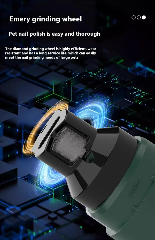 LED Pet Nail Grinder Painless Nail Care for Dogs & Cats
